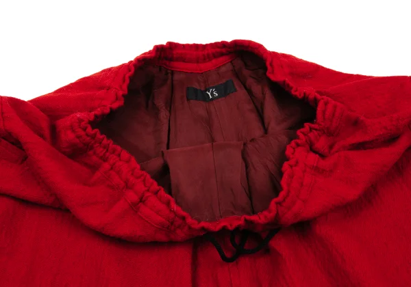 Y's Wool Fulling Back Dart Wide Dropped Crotch Pants K-168072_004