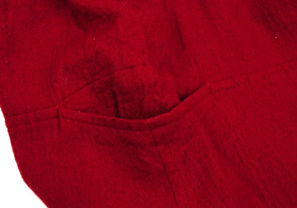 Y's Wool Fulling Back Dart Wide Dropped Crotch Pants K-168072_005