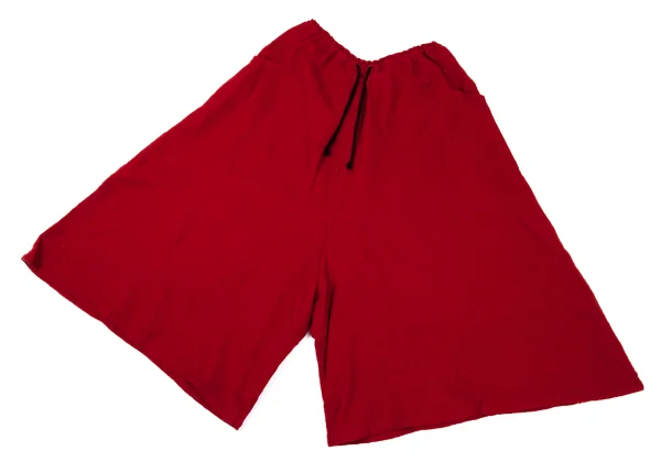 Y's Wool Fulling Back Dart Wide Dropped Crotch Pants K-168072_006