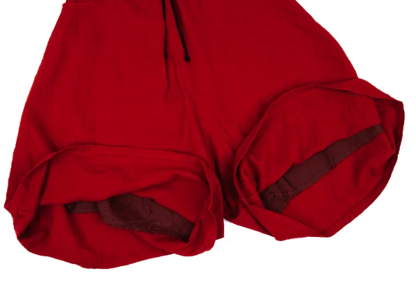 Y's Wool Fulling Back Dart Wide Dropped Crotch Pants K-168072_007