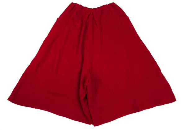 Y's Wool Fulling Back Dart Wide Dropped Crotch Pants K-168072_008