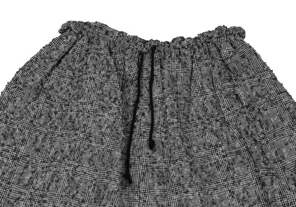 Y's Wool Loop Tweed Double Wide Dropped Crotch Pants K-168073_002