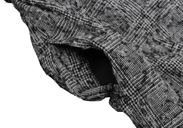 Y's Wool Loop Tweed Double Wide Dropped Crotch Pants K-168073_005