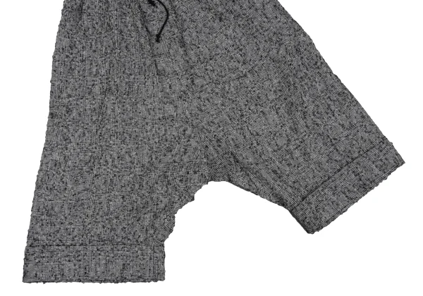 Y's Wool Loop Tweed Double Wide Dropped Crotch Pants K-168073_006