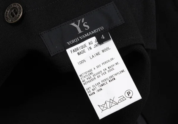 Y's Wool Gabardine Tuck Belted Skirt K-168077_014