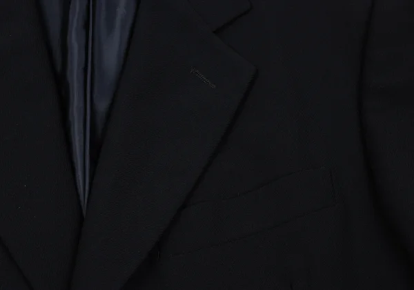 ジョルジオアルマーニGIORGIO ARMANI ウール混3Bジャケット 黒44 K-168078_004