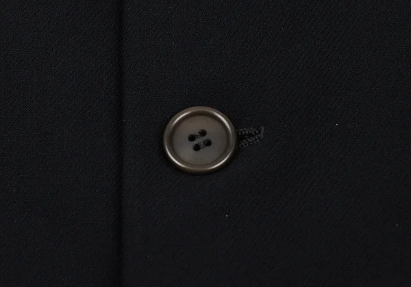 ジョルジオアルマーニGIORGIO ARMANI ウール混3Bジャケット 黒44 K-168078_008