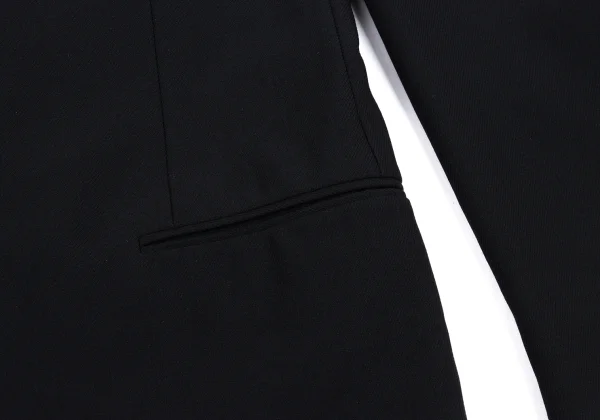 ジョルジオアルマーニGIORGIO ARMANI ウール混3Bジャケット 黒44 K-168078_009