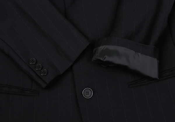 GIORGIO ARMANI LE COLLEZIONI Wool Blend Pinstripe Jacket K-168081_009