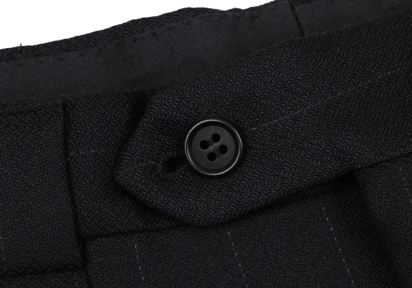 Unbranded Wool Blend Tuck Pinstripe Pants K-168082_003