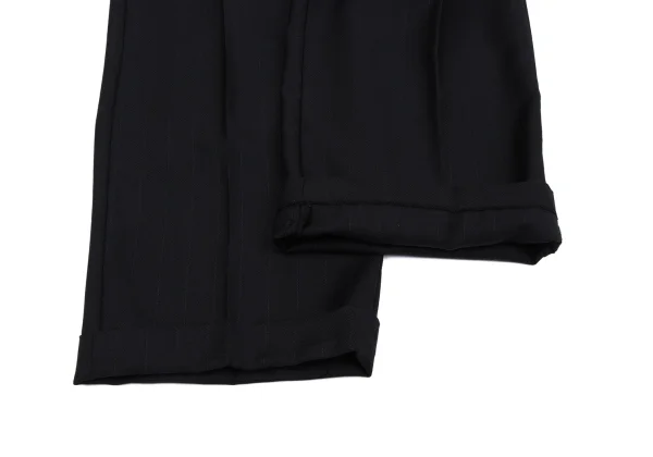Unbranded Wool Blend Tuck Pinstripe Pants K-168082_007