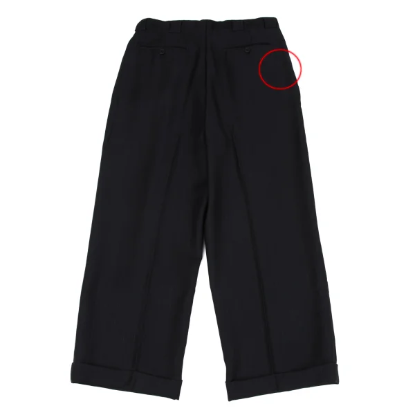 Unbranded Wool Blend Tuck Pinstripe Pants K-168082_008