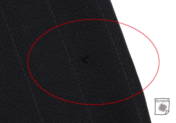 Unbranded Wool Blend Tuck Pinstripe Pants K-168082_009