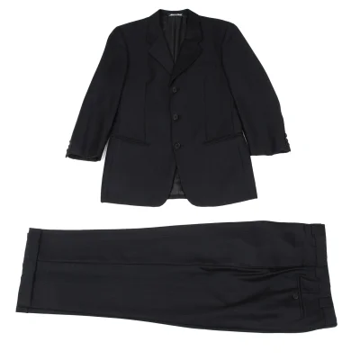 GIORGIO ARMANI LE COLLEZIONI Wool Blend Pinstripe Jacket & Pants