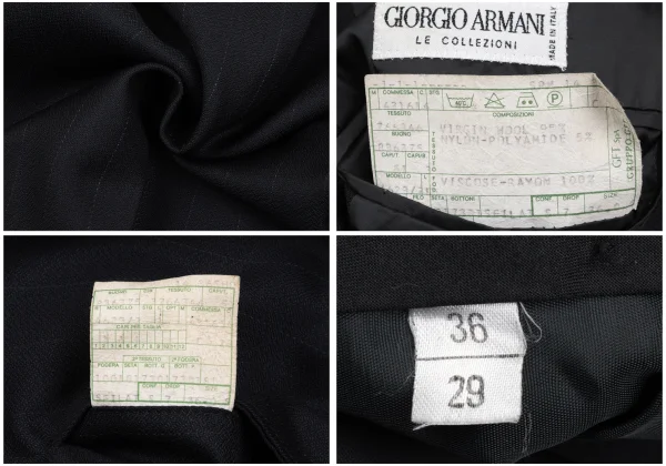 GIORGIO ARMANI LE COLLEZIONI Wool Blend Pinstripe Jacket & Pants K-168083_020