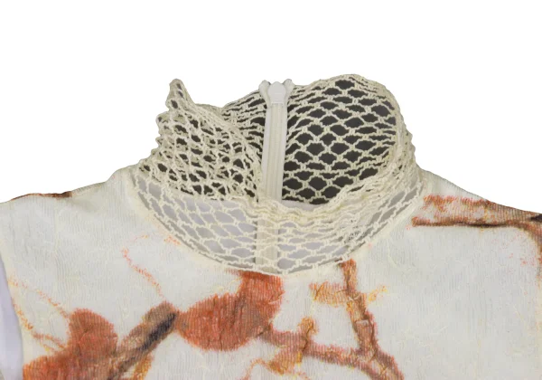 VIVIENNETAM Floral Printed Mesh Sleeveless Dress K-168086_004