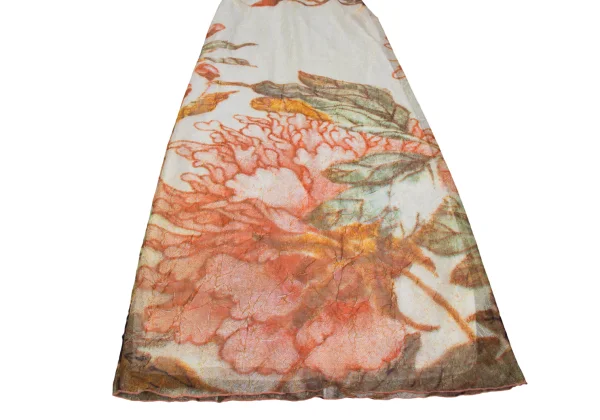 VIVIENNETAM Floral Printed Mesh Sleeveless Dress K-168086_006