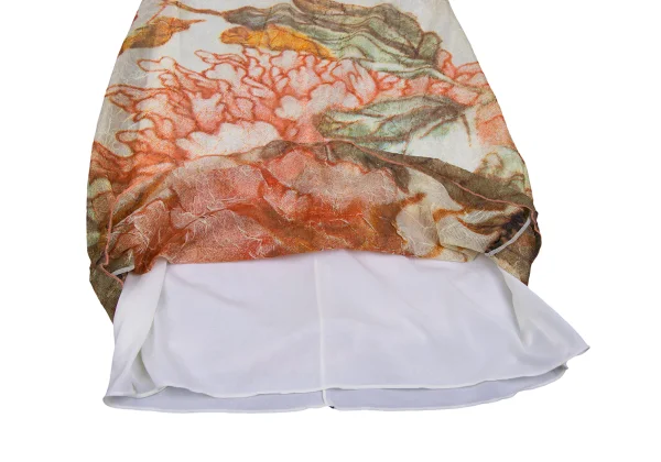 VIVIENNETAM Floral Printed Mesh Sleeveless Dress K-168086_008