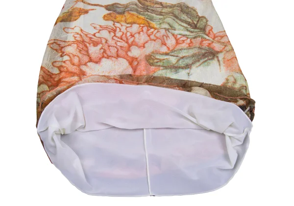 VIVIENNETAM Floral Printed Mesh Sleeveless Dress K-168086_009