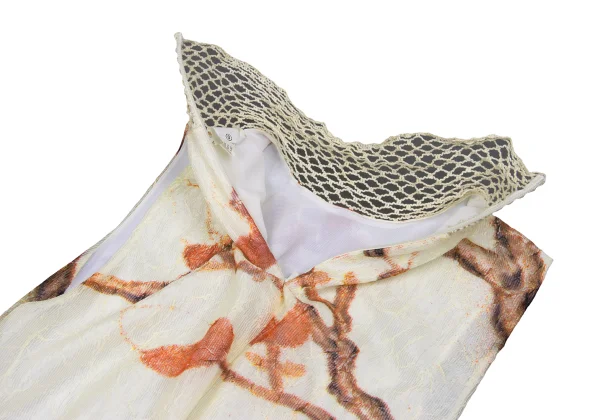 VIVIENNETAM Floral Printed Mesh Sleeveless Dress K-168086_011