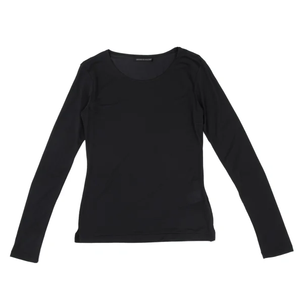 Yohji Yamamoto FEMME Nylon Long Sleeve T-shirt K-168087_002