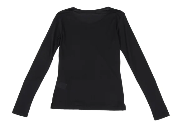 Yohji Yamamoto FEMME Nylon Long Sleeve T-shirt K-168087_008