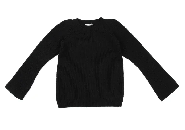 Yohji Yamamoto FEMME Wool Raglan Low Gauge Knit Sweater K-168088_002