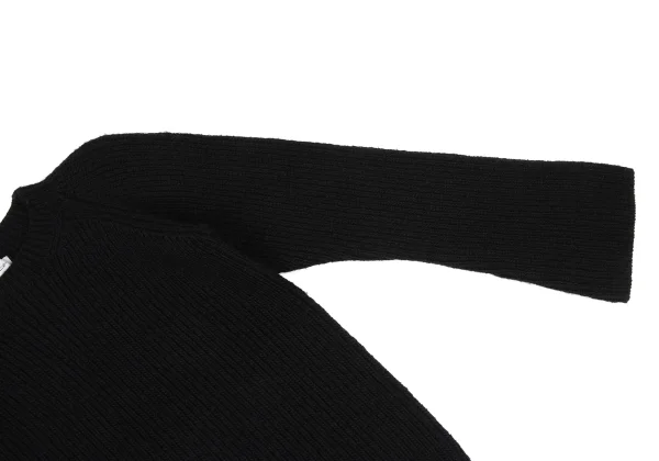 Yohji Yamamoto FEMME Wool Raglan Low Gauge Knit Sweater K-168088_004