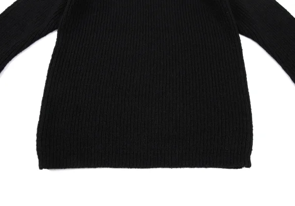 Yohji Yamamoto FEMME Wool Raglan Low Gauge Knit Sweater K-168088_006
