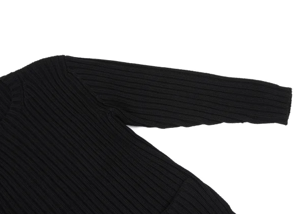 Y's for men Wool Pocket Design Low Gauge Knit Sweater K-168091_003