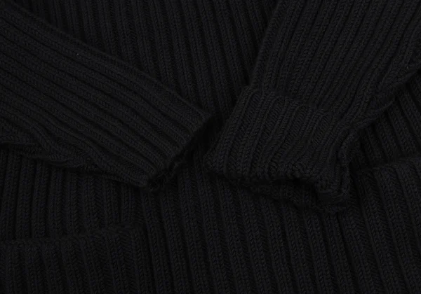 Y's for men Wool Pocket Design Low Gauge Knit Sweater K-168091_004