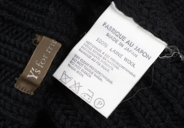 Y's for men Wool Pocket Design Low Gauge Knit Sweater K-168091_010