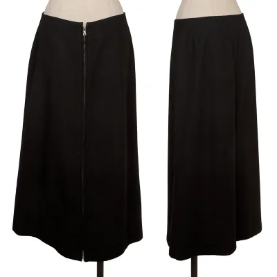 Y's Wool Zip Skirt