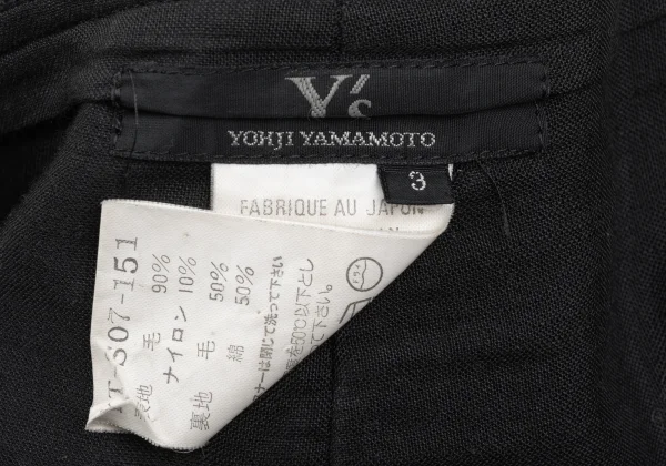 Y's Wool Zip Skirt K-168096_013