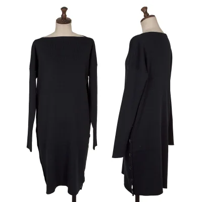 Y's Side Button Wool Knit Tunic