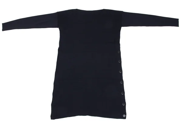 Y's Side Button Wool Knit Tunic K-168097_002