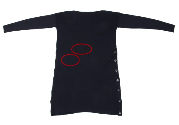 Y's Side Button Wool Knit Tunic K-168097_009