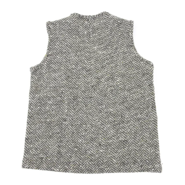 Y's Wool Herringbone Knit Vest K-168099_007
