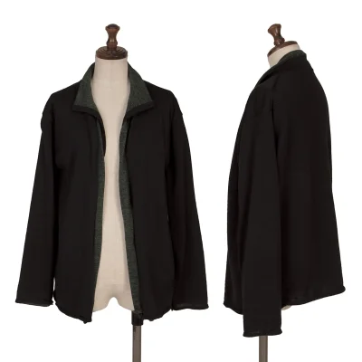 Y's Layered Wool Knit Cardigan