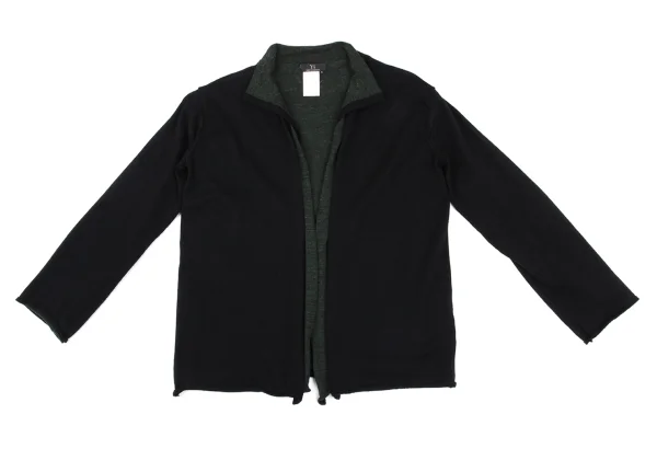 Y's Layered Wool Knit Cardigan K-168101_002