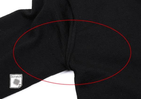 Y's Layered Wool Knit Cardigan K-168101_005