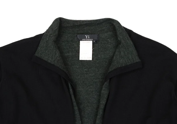 Y's Layered Wool Knit Cardigan K-168101_006