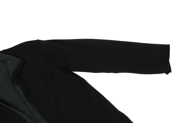 Y's Layered Wool Knit Cardigan K-168101_007