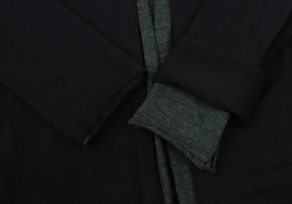 Y's Layered Wool Knit Cardigan K-168101_008