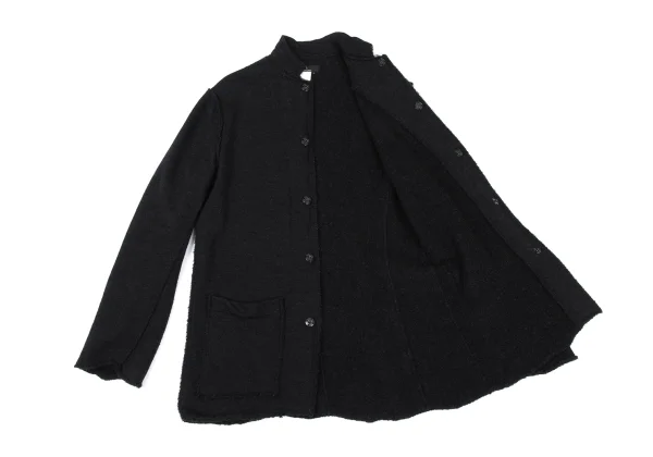 Y's Wool Cut Off Knit Jacket K-168102_010