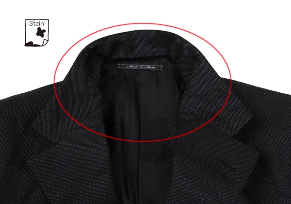 GIANNI VERSACE COUTURE Lining Medusa Wool Silk Jacket K-168107_004