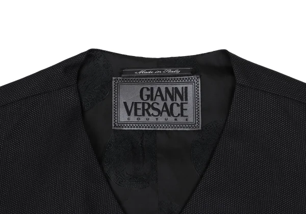 GIANNI VERSACE COUTURE Lining Medusa Wool Silk Vest K-168108_003