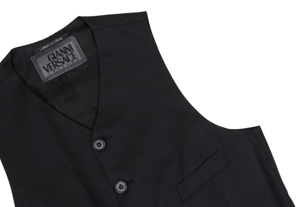 GIANNI VERSACE COUTURE Lining Medusa Wool Silk Vest K-168108_006