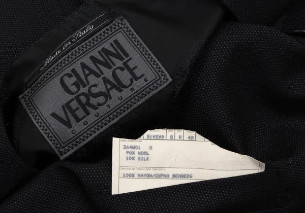 GIANNI VERSACE COUTURE Lining Medusa Wool Silk Vest K-168108_017