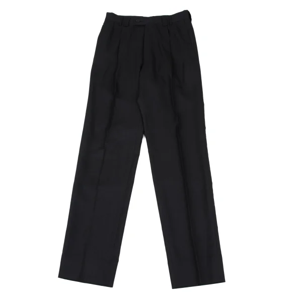 Unbranded Wool Silk Tuck Pants Black 48 K-168109_001